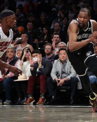  阿德巴约两双热火复仇雄鹿  